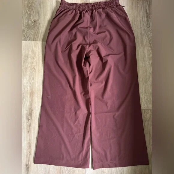 Fabletics Brown Wide-Leg Pants - Picture 5 of 11